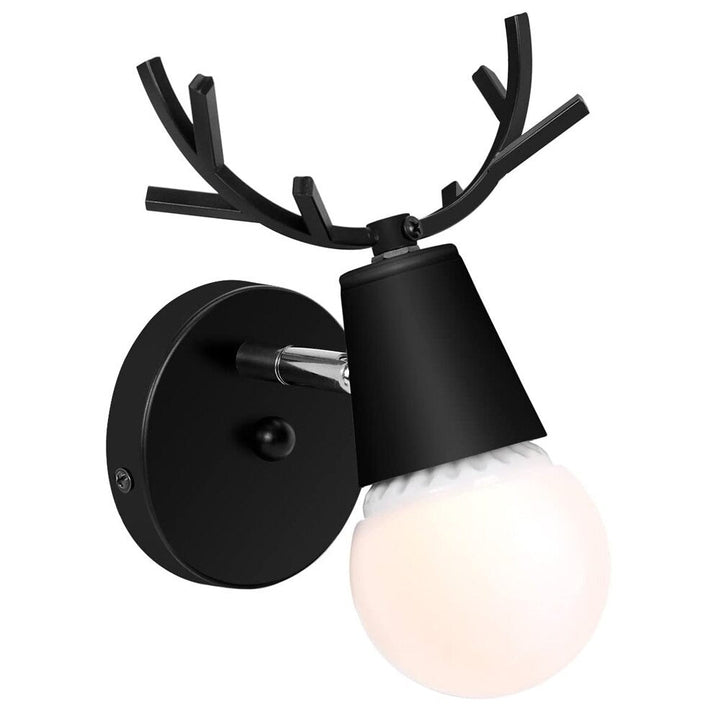 Deer Antler Wall Bedside Lamp Sconce in Nordic Style Design | Stornfield