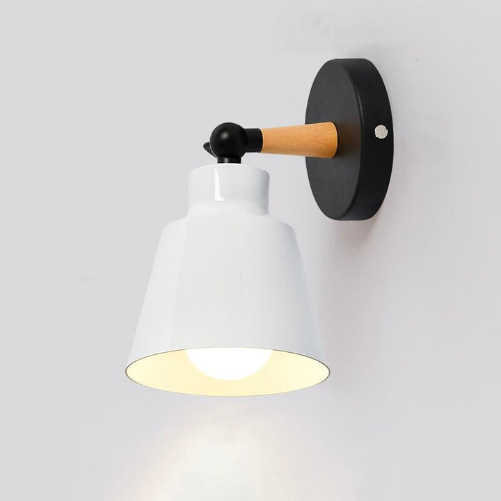 Scandinavian Metal Wall Bedside Lamp with Touch Control | Stornfield