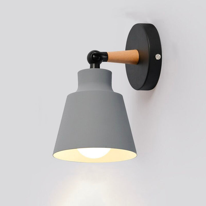 Scandinavian Metal Wall Bedside Lamp with Touch Control | Stornfield