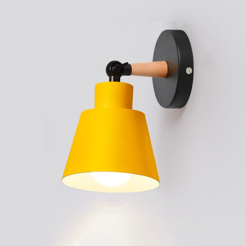 Scandinavian Metal Wall Bedside Lamp with Touch Control | Stornfield
