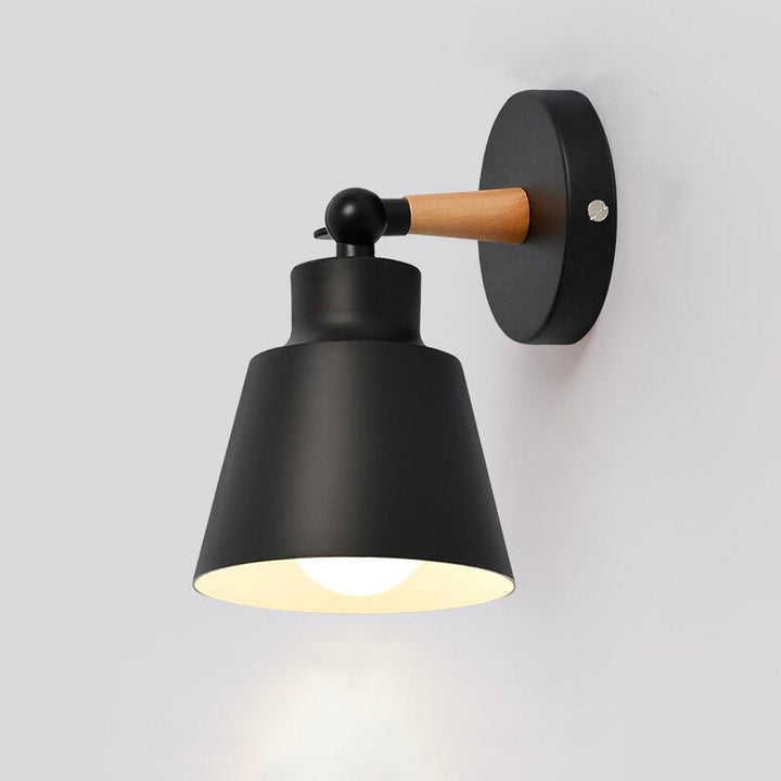 Scandinavian Metal Wall Bedside Lamp with Touch Control | Stornfield