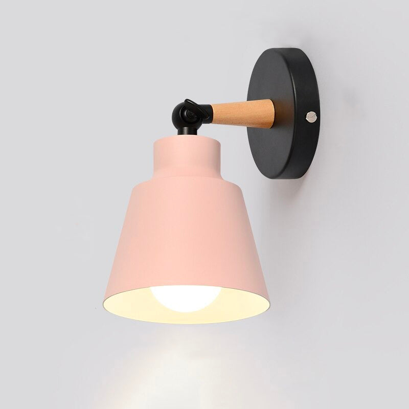 Scandinavian Metal Wall Bedside Lamp with Touch Control | Stornfield