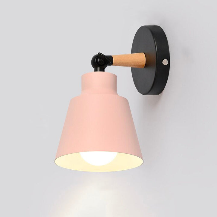 Scandinavian Metal Wall Bedside Lamp with Touch Control | Stornfield