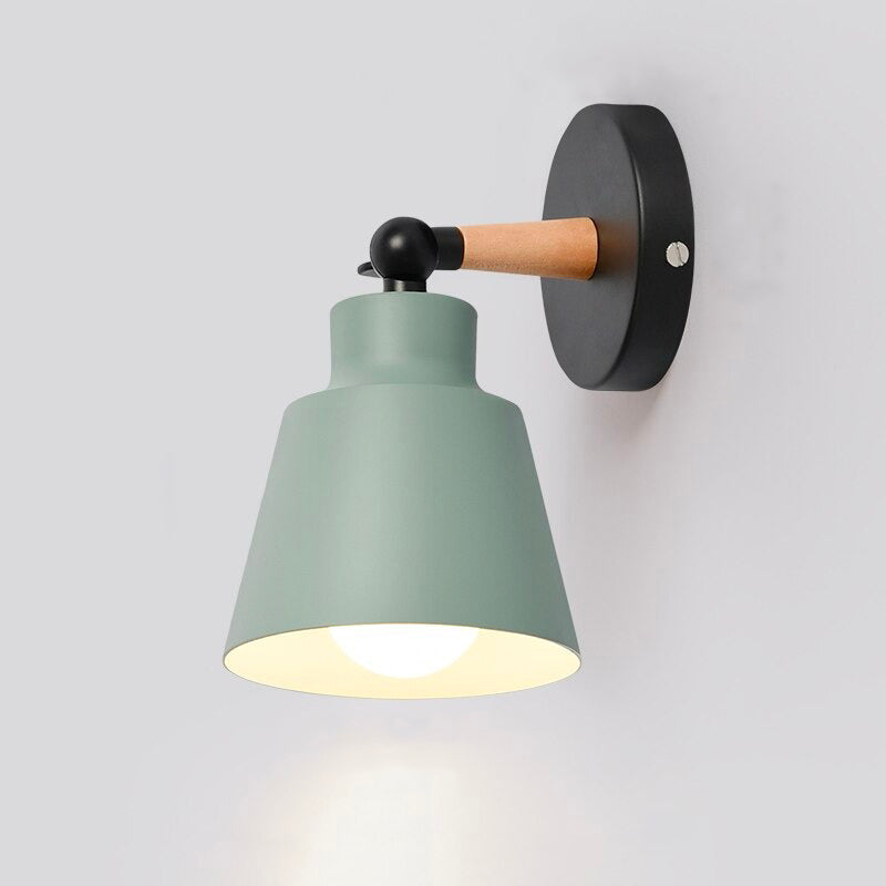 Scandinavian Metal Wall Bedside Lamp with Touch Control | Stornfield