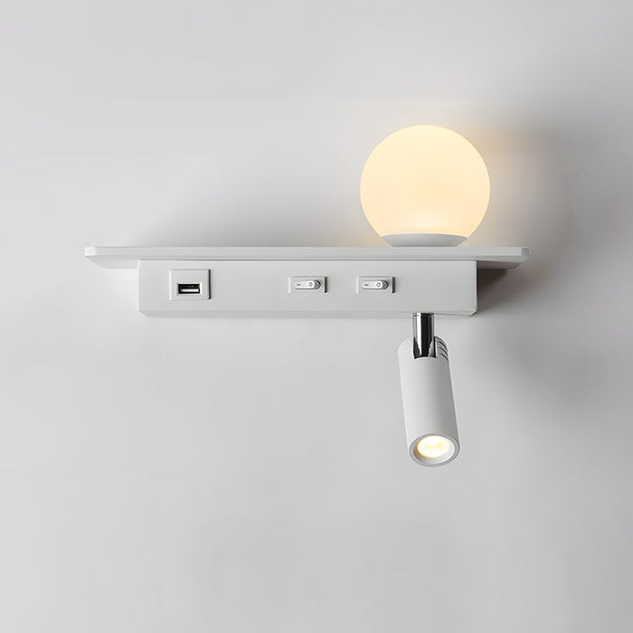 Stornfield | GlowPort – USB Wall Light with Adjustable Light and Smart Charging