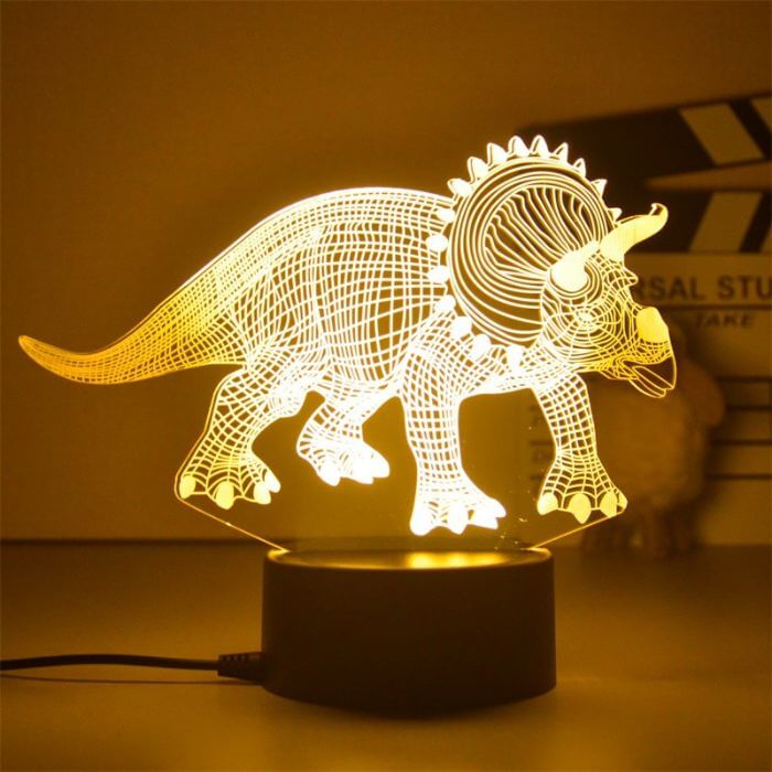 Stornfield | Lampe dinosaure - TriceratopsLamp™