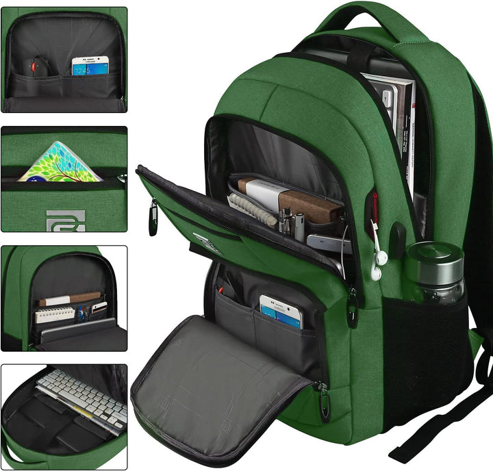 Slim Anti-Theft Laptop Backpack with USB Charging Port | Stornfield