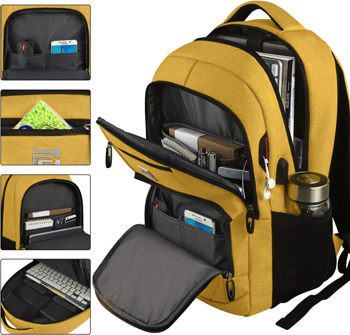 Slim Anti-Theft Laptop Backpack with USB Charging Port | Stornfield