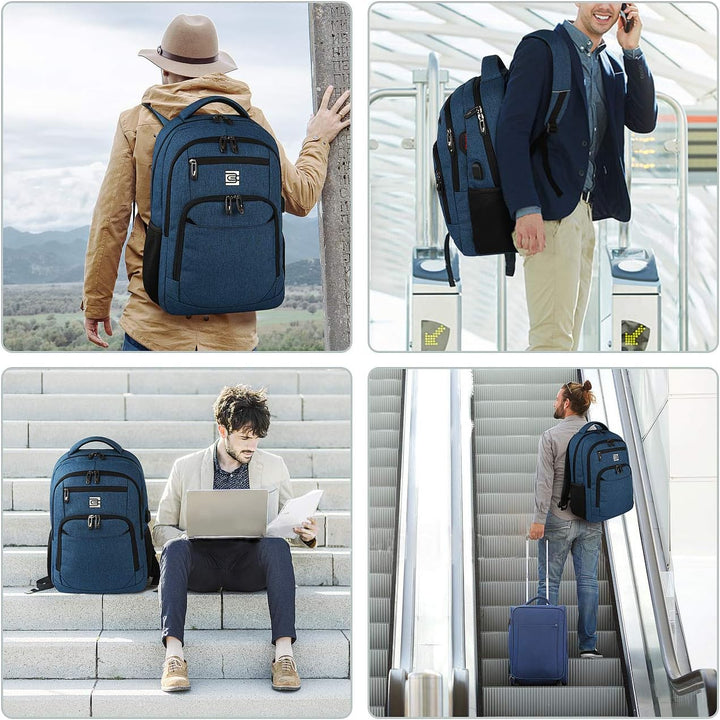 Slim Anti-Theft Laptop Backpack with USB Charging Port | Stornfield