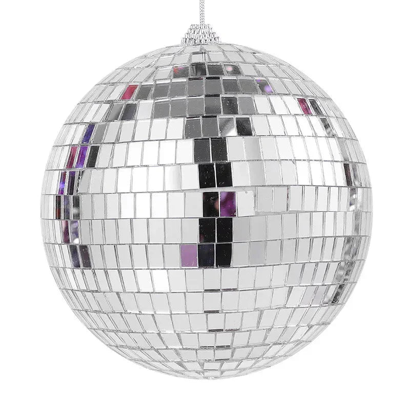 Large Shimmering Disco Party Ball Glass Modern Decor | Stornfield