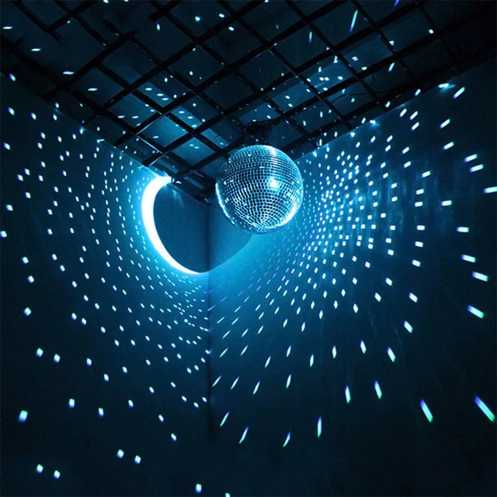 Large Shimmering Disco Party Ball Glass Modern Decor | Stornfield