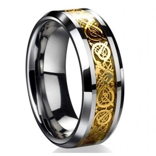 Dragon's Breath - Steel Viking Ring | Stornfield