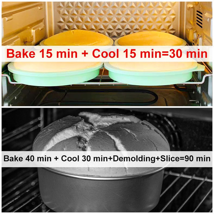 Layered Round Shape Mold Kitchen Bakeware Baking Mold Baking Pan Tools | Stornfield