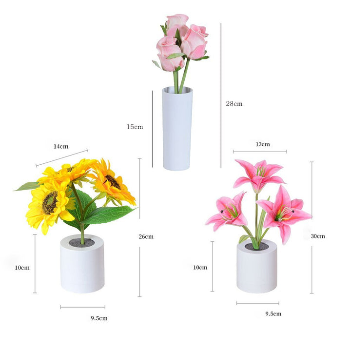 Stornfield | Lily Flower LED Night Light Flower Table Lamp