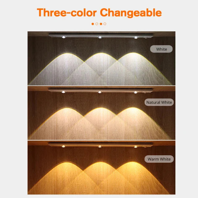 LED Under Cabinet Spot Light Rechargeable Magnet Night Light | Stornfield