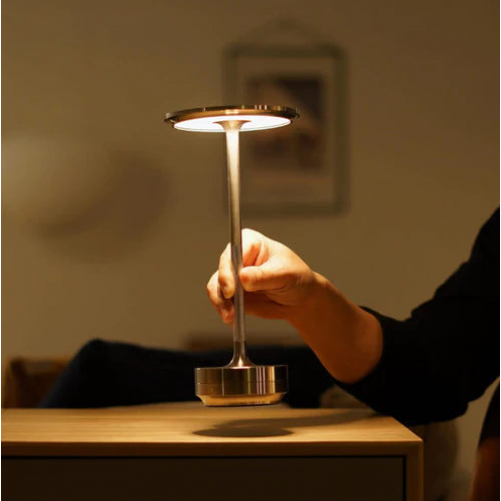 ClarityGlow Luxury Edition | Wireless LED Table Lamp | Stornfield