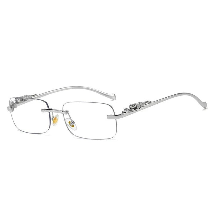 Stornfield | LEOPARDVIEW – Stylish Rimless Sunglasses with UV400 Protection
