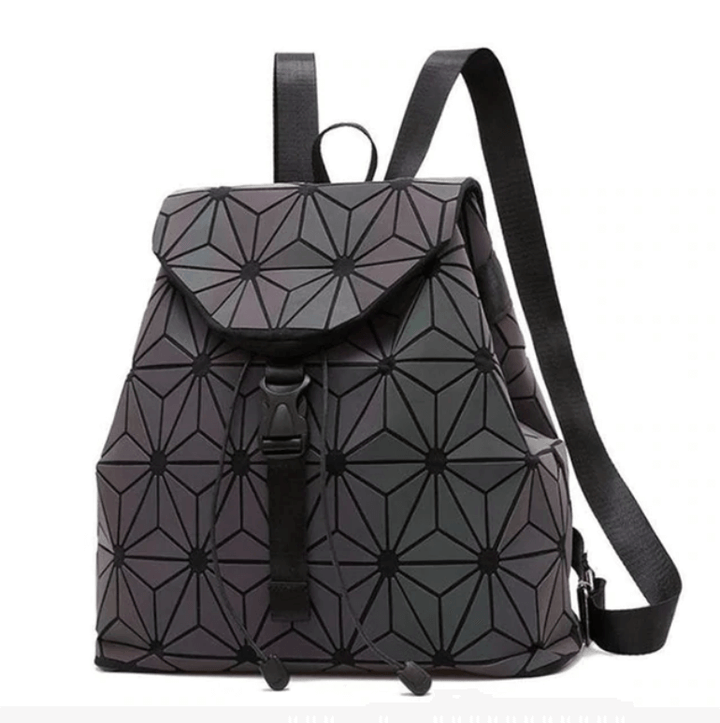 Reflective Colour-Changing Geometric Backpack for Women | Stornfield