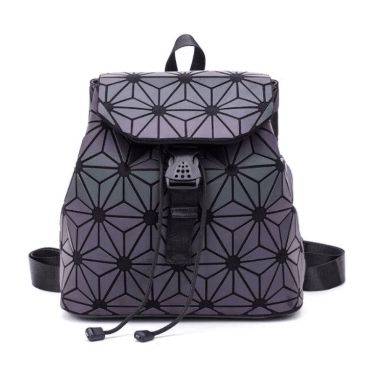 Reflective Colour-Changing Geometric Backpack for Women | Stornfield