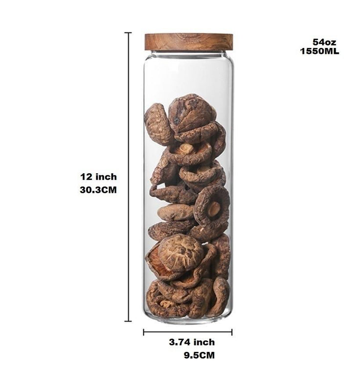 Lid Glass Storage Bottles | Stornfield