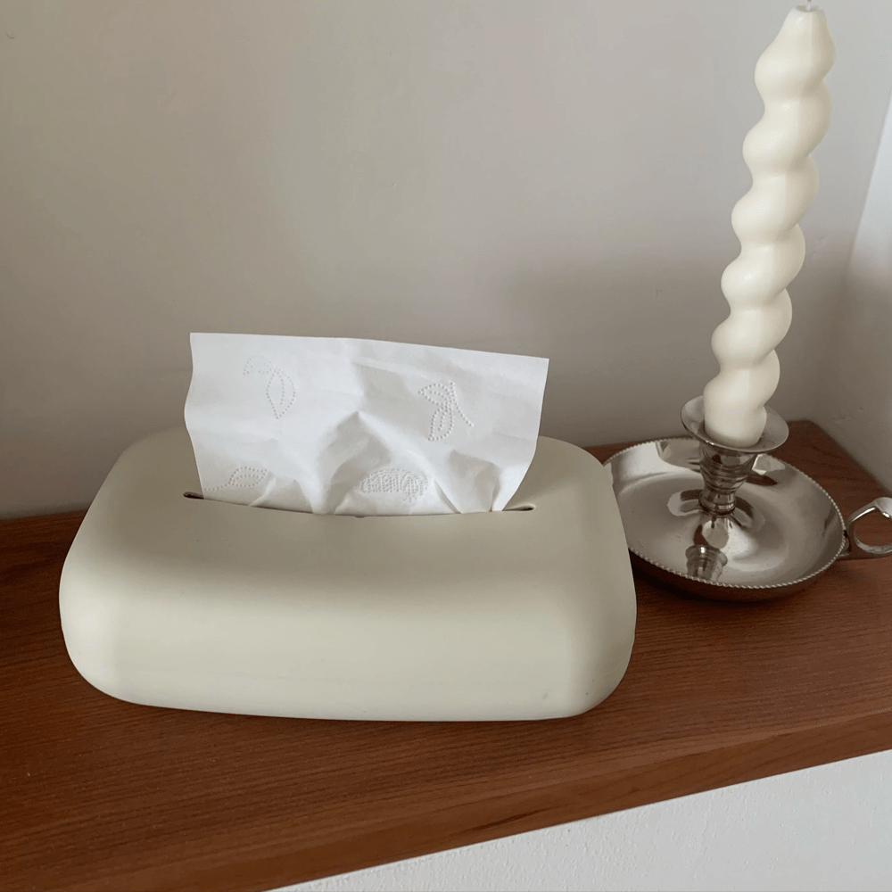 Stornfield | Light Beige Soft Tissue Box Cover