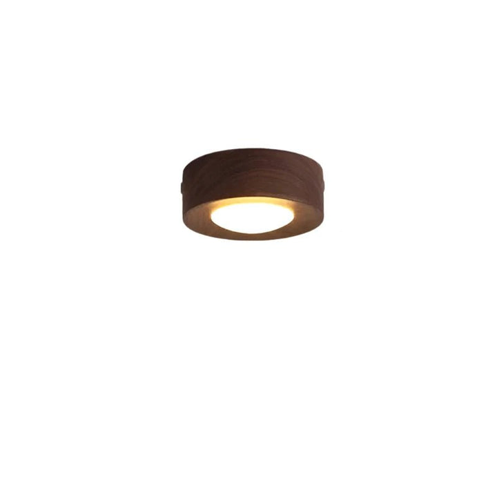 Stornfield LignaShine Wooden Flush Mount Ceiling Light
