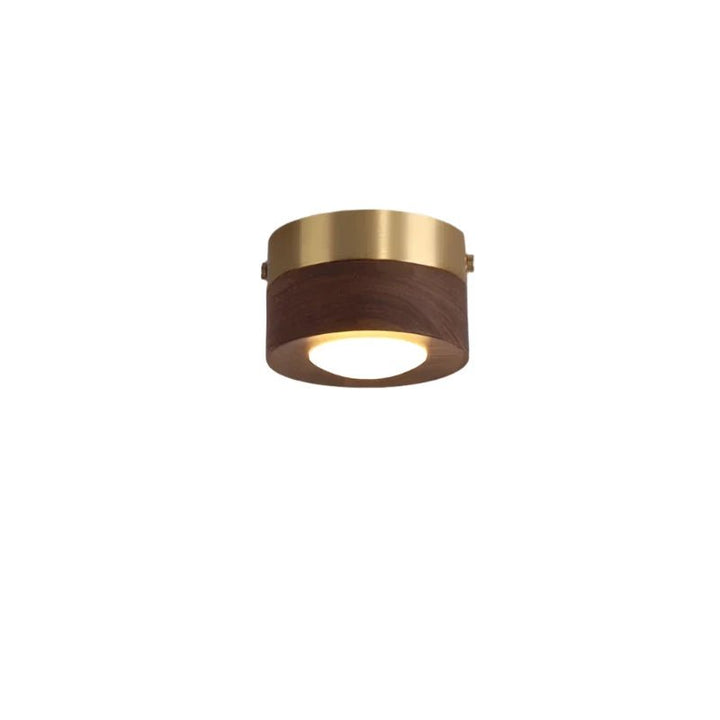 Stornfield LignaShine Wooden Flush Mount Ceiling Light