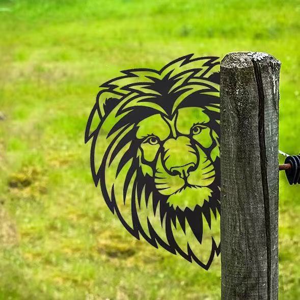 Outdoor Garden Farm Peeping Goat Metal Artwork Indoor Decoration | Stornfield
