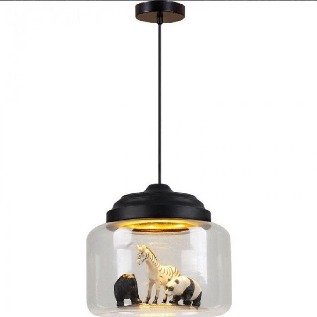 Stornfield | Petite Zoo | Hanging Lamp with Glass Shade