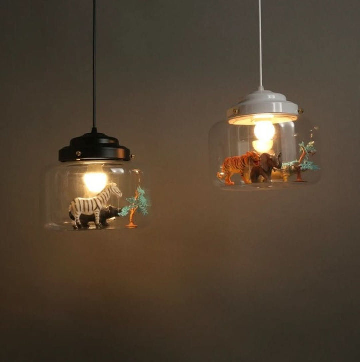 Stornfield | Petite Zoo | Hanging Lamp with Glass Shade