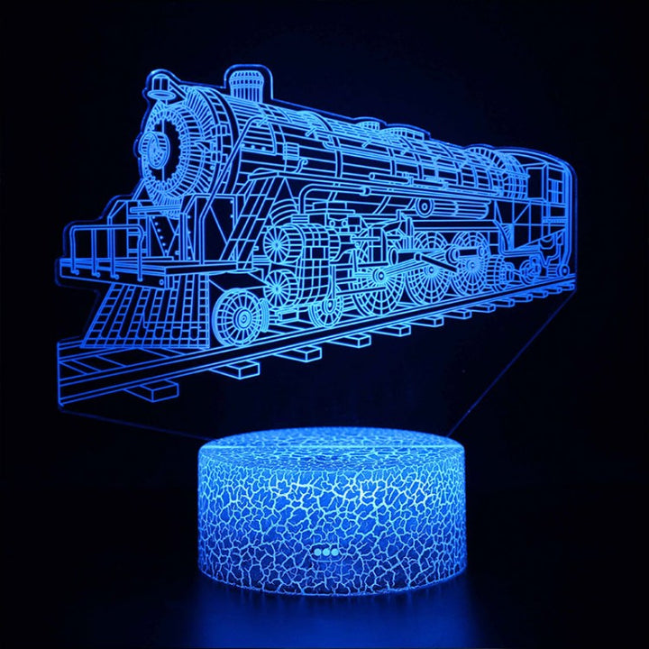 Stornfield | Lampe 3D Locomotive Vintage