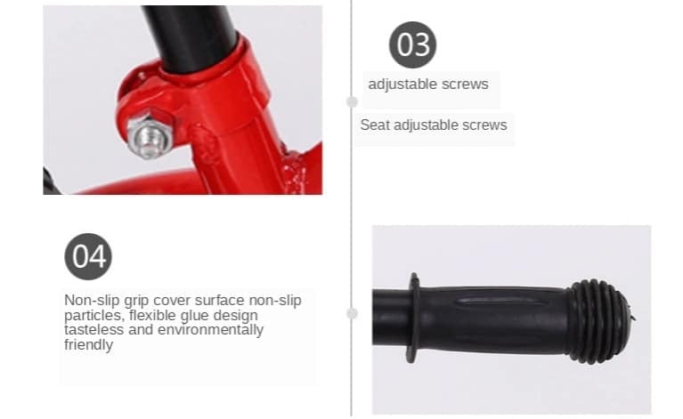 Balance bike 12" puncture-proof & non-slip handle | Stornfield