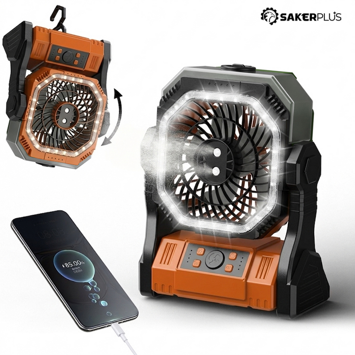 Rechargeable Outdoor Camping Fan Light | Stornfield