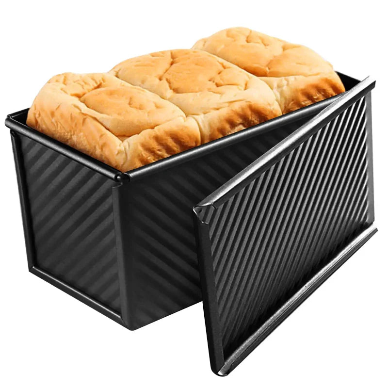 Long Pullman Loaf Pan with Lid Non-Stick Stainless Steel Bread Mold | Stornfield