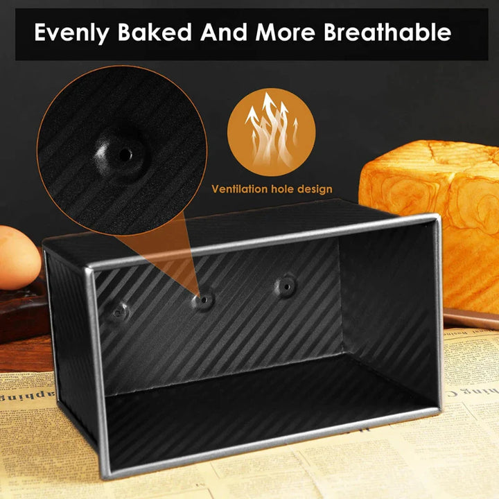 Long Pullman Loaf Pan with Lid Non-Stick Stainless Steel Bread Mold | Stornfield