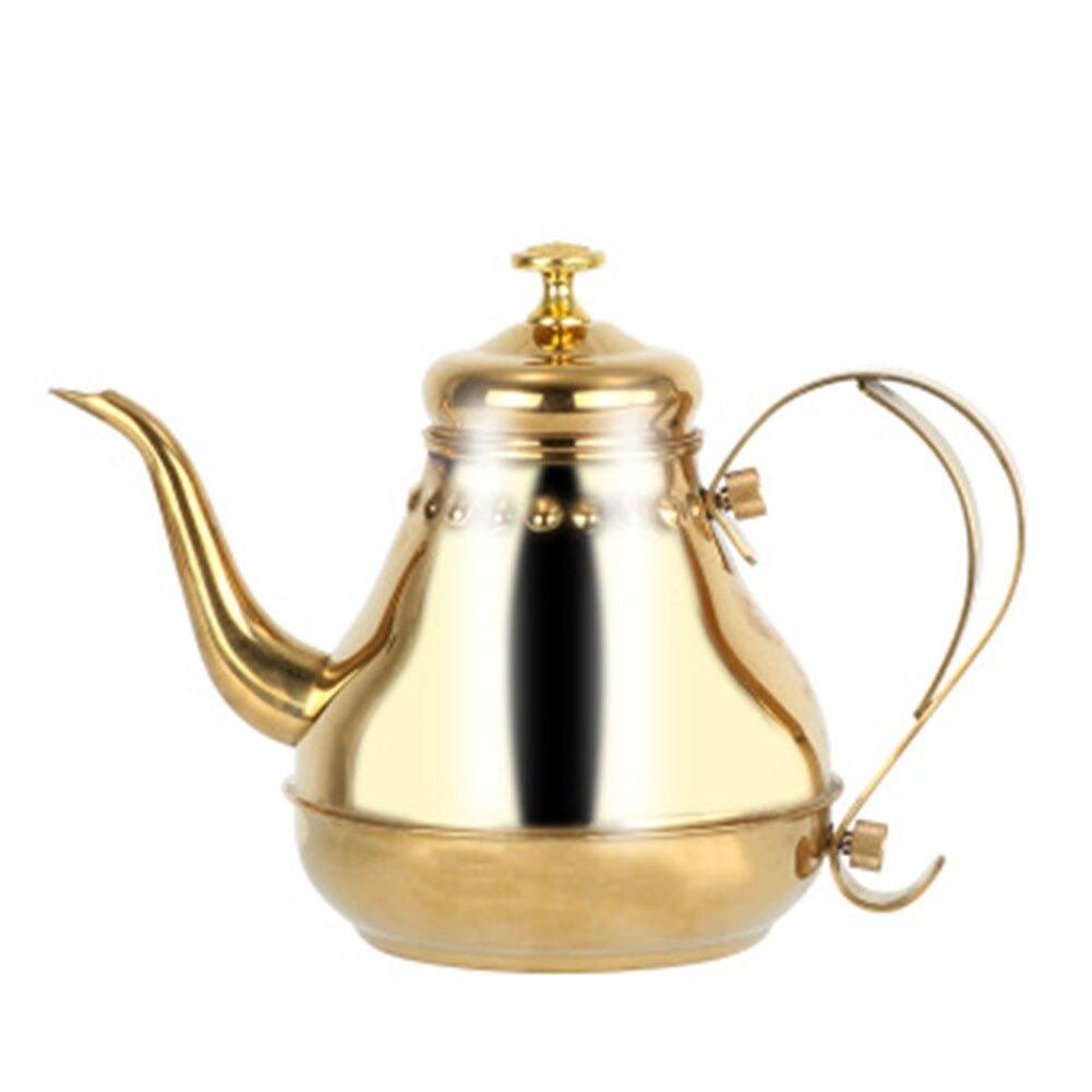 Long Stainless Steel Mouth Pot Kettle With Milk Filter Infuser Oolong Tea Pot | Stornfield
