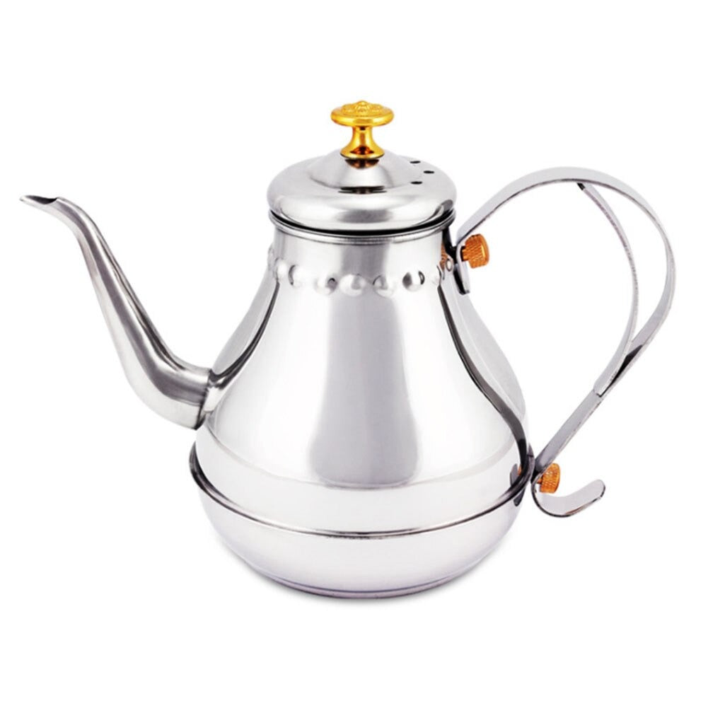 Long Stainless Steel Mouth Pot Kettle With Milk Filter Infuser Oolong Tea Pot | Stornfield