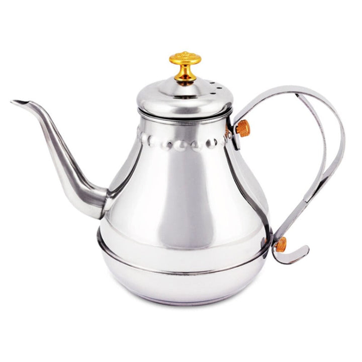 Long Stainless Steel Mouth Pot Kettle With Milk Filter Infuser Oolong Tea Pot | Stornfield