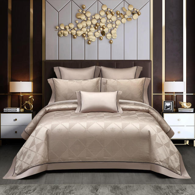 Lounge Duvet Cover Set – 1000 TC Egyptian Cotton with Art Deco Design | Stornfield