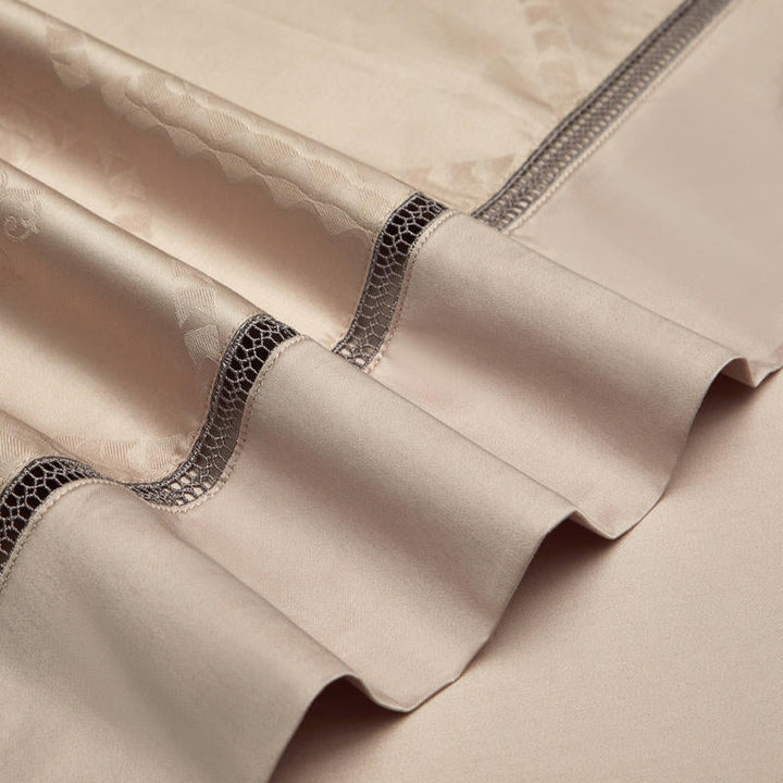 Lounge Duvet Cover Set – 1000 TC Egyptian Cotton with Art Deco Design | Stornfield