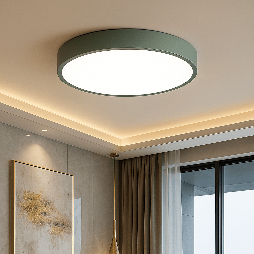 Round LED Flush Ceiling Light | Stornfield