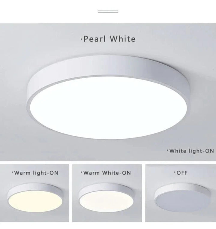 Round LED Flush Ceiling Light | Stornfield