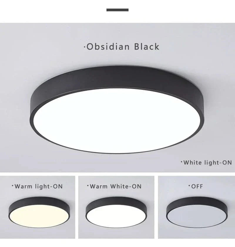 Round LED Flush Ceiling Light | Stornfield