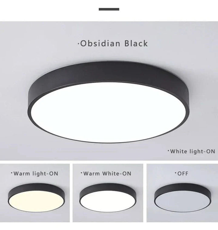 Round LED Flush Ceiling Light | Stornfield