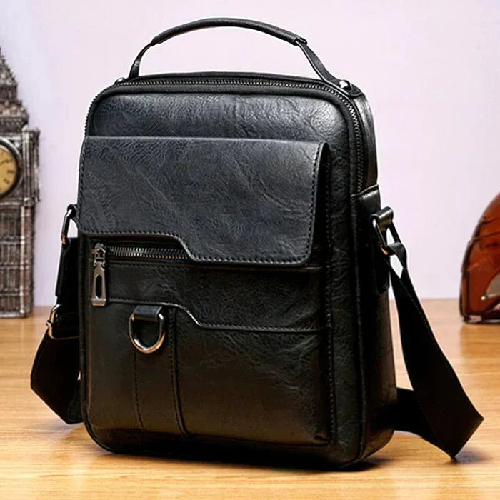Stornfield | LeatherLux Elegant Leather Shoulder Bag | High-Quality Design | Practical and Stylish for Everyday and Office Use
