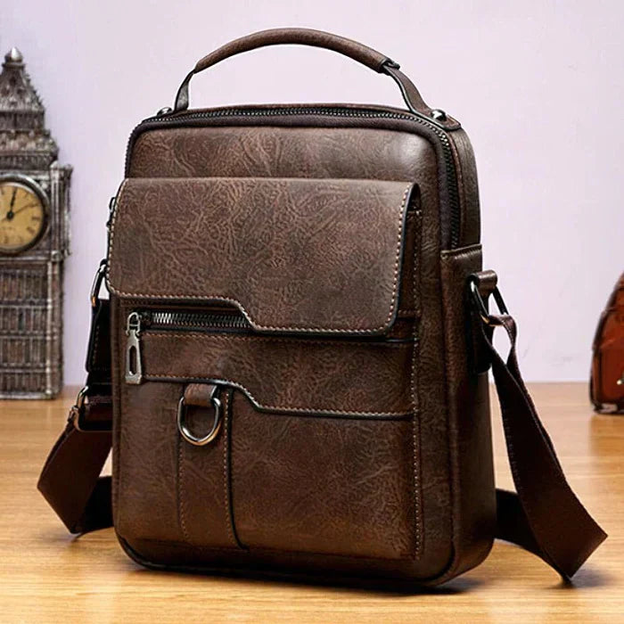 Stornfield | LeatherLux Elegant Leather Shoulder Bag | High-Quality Design | Practical and Stylish for Everyday and Office Use