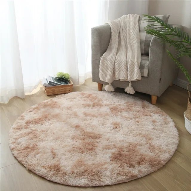 Stornfield | Velvéri Luxe FluffyMat Rug | Ultra-soft round plush rug for cozy home and bedroom décor