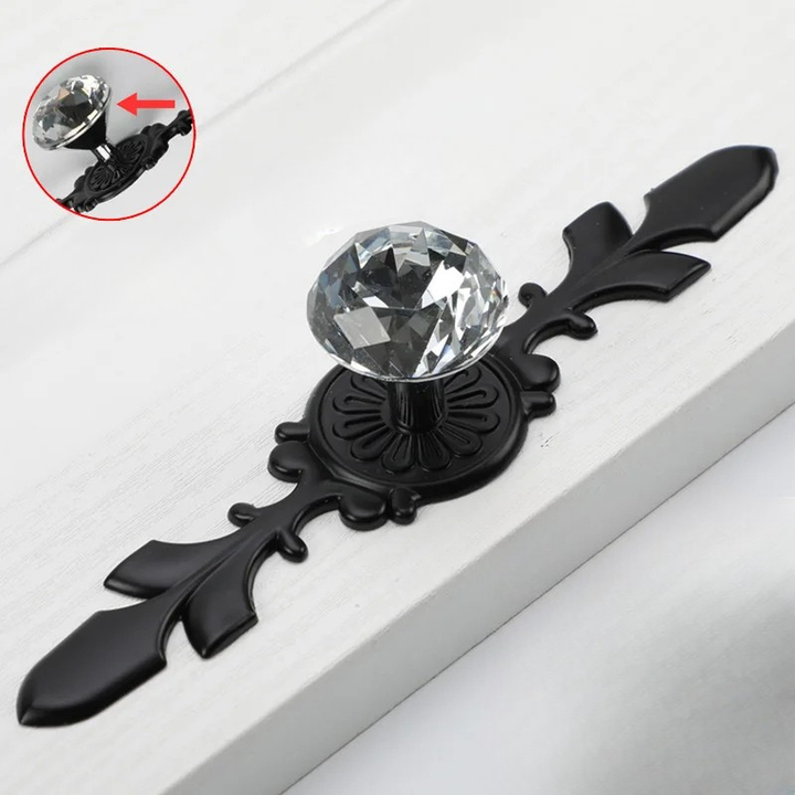 Luxury Diamond Crystal Cabinet Knobs and Pulls Elegant Drawer Pulls | Stornfield