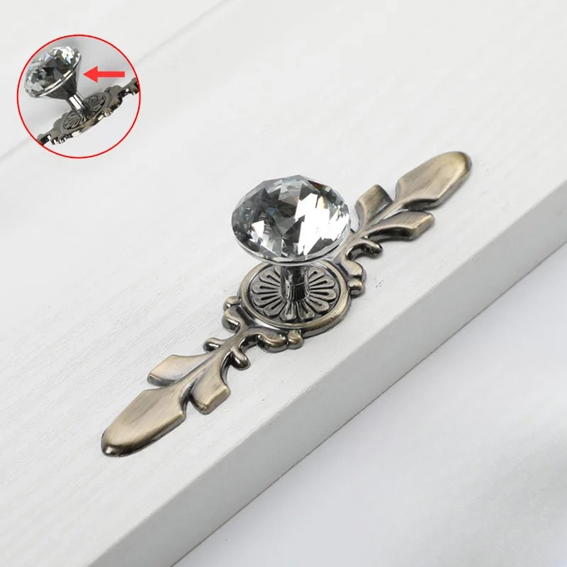 Luxury Diamond Crystal Cabinet Knobs and Pulls Elegant Drawer Pulls | Stornfield