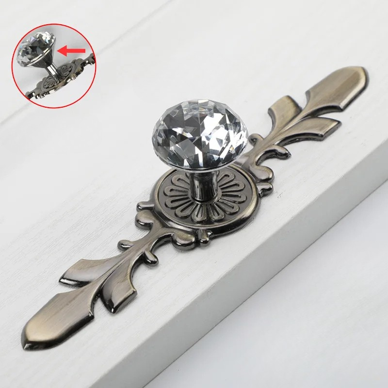Luxury Diamond Crystal Cabinet Knobs and Pulls Elegant Drawer Pulls | Stornfield